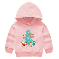 Load image into Gallery viewer, Baby Kid Girls Boys Letters Cartoon Print Christmas Hoodies Sweatshirts Wholesale 23112802
