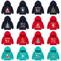 Load image into Gallery viewer, Baby Kid Girls Boys Letters Cartoon Print Christmas Hoodies Sweatshirts Wholesale 23112802
