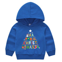 Load image into Gallery viewer, Baby Kid Girls Boys Letters Cartoon Print Christmas Hoodies Sweatshirts Wholesale 23112802
