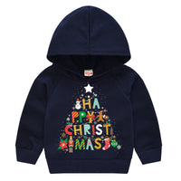 Load image into Gallery viewer, Baby Kid Girls Boys Letters Cartoon Print Christmas Hoodies Sweatshirts Wholesale 23112802

