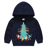 Load image into Gallery viewer, Baby Kid Girls Boys Letters Cartoon Print Christmas Hoodies Sweatshirts Wholesale 23112802
