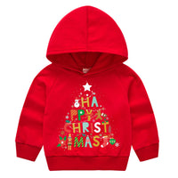 Load image into Gallery viewer, Baby Kid Girls Boys Letters Cartoon Print Christmas Hoodies Sweatshirts Wholesale 23112802
