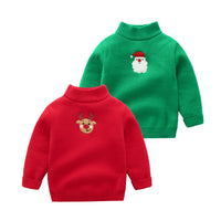 Load image into Gallery viewer, Baby Kid Girls Boys Solid Color Cartoon Christmas Sweaters Wholesale 23112803
