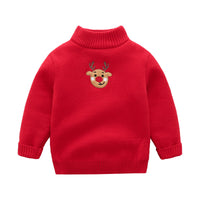 Load image into Gallery viewer, Baby Kid Girls Boys Solid Color Cartoon Christmas Sweaters Wholesale 23112803
