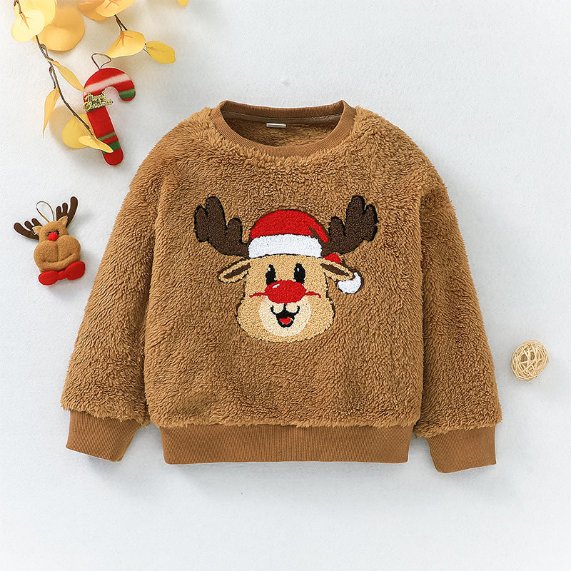 Kid Boys Cartoon Christmas Hoodies Sweatshirts Wholesale 23112804