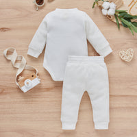 Load image into Gallery viewer, 2 Pieces Set Baby Kid Girls Boys Solid Color Rompers And Pants Wholesale 23113008
