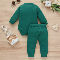 Load image into Gallery viewer, 2 Pieces Set Baby Kid Girls Boys Solid Color Rompers And Pants Wholesale 23113008
