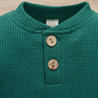 Load image into Gallery viewer, 2 Pieces Set Baby Kid Girls Boys Solid Color Rompers And Pants Wholesale 23113008
