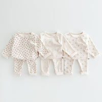 Load image into Gallery viewer, 2 Pieces Set Baby Kid Girls Flower Print Tops And Pants Wholesale 231130100
