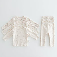 Load image into Gallery viewer, 2 Pieces Set Baby Kid Girls Flower Print Tops And Pants Wholesale 231130100

