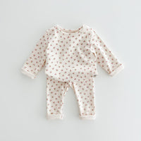 Load image into Gallery viewer, 2 Pieces Set Baby Kid Girls Flower Print Tops And Pants Wholesale 231130100
