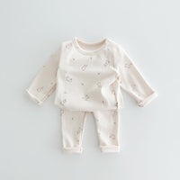 Load image into Gallery viewer, 2 Pieces Set Baby Kid Girls Flower Print Tops And Pants Wholesale 231130100
