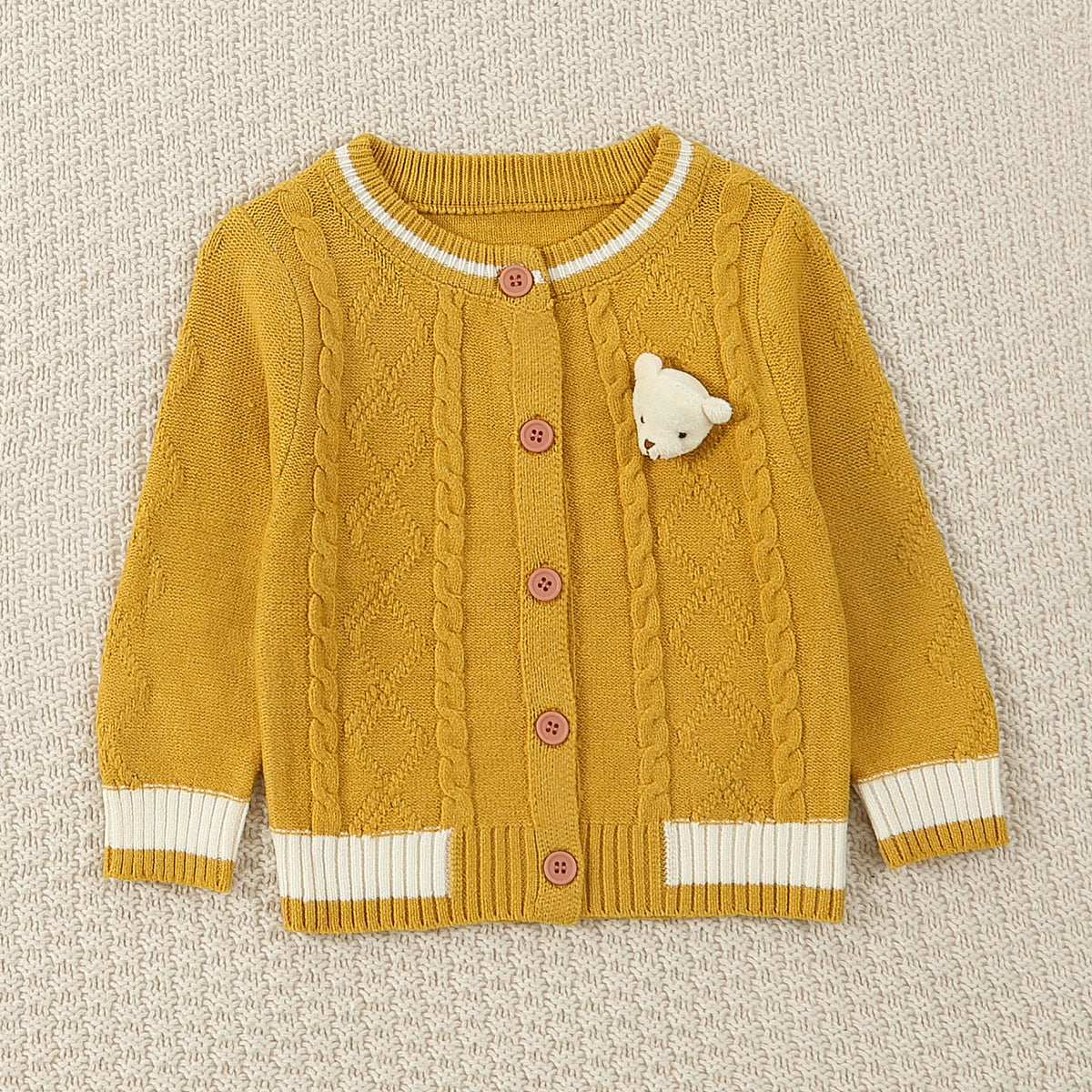 Baby Kid Girls Solid Color Cardigan Wholesale 231130103
