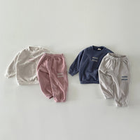 Load image into Gallery viewer, 2 Pieces Set Baby Kid Girls Boys Letters Tops And Pants Wholesale 231130106
