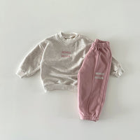 Load image into Gallery viewer, 2 Pieces Set Baby Kid Girls Boys Letters Tops And Pants Wholesale 231130106
