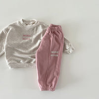 Load image into Gallery viewer, 2 Pieces Set Baby Kid Girls Boys Letters Tops And Pants Wholesale 231130106
