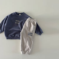 Load image into Gallery viewer, 2 Pieces Set Baby Kid Girls Boys Letters Tops And Pants Wholesale 231130106
