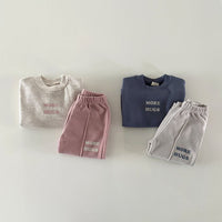 Load image into Gallery viewer, 2 Pieces Set Baby Kid Girls Boys Letters Tops And Pants Wholesale 231130106
