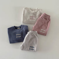 Load image into Gallery viewer, 2 Pieces Set Baby Kid Girls Boys Letters Tops And Pants Wholesale 231130106
