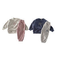 Load image into Gallery viewer, 2 Pieces Set Baby Kid Girls Boys Letters Tops And Pants Wholesale 231130106
