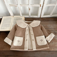 Load image into Gallery viewer, Baby Kid Girls Solid Color Jackets Outwears Wholesale 231130109
