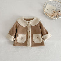 Load image into Gallery viewer, Baby Kid Girls Solid Color Jackets Outwears Wholesale 231130109
