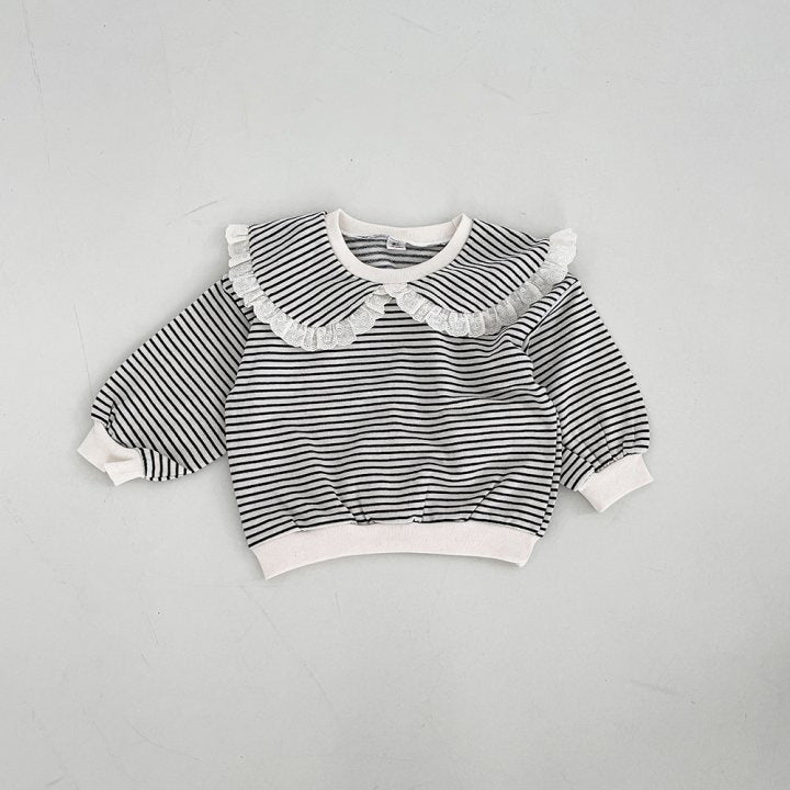 Baby Kid Girls Striped Tops Wholesale 231130124