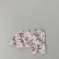 Load image into Gallery viewer, 2 Pieces Set Baby Kid Girls Boys Letters Tops And Pants Wholesale 231130126
