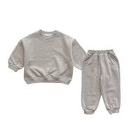 Load image into Gallery viewer, 2 Pieces Set Baby Kid Boys Solid Color Tops And Pants Wholesale 231130133
