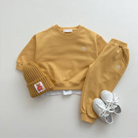 Load image into Gallery viewer, 2 Pieces Set Baby Kid Boys Solid Color Tops And Pants Wholesale 231130133
