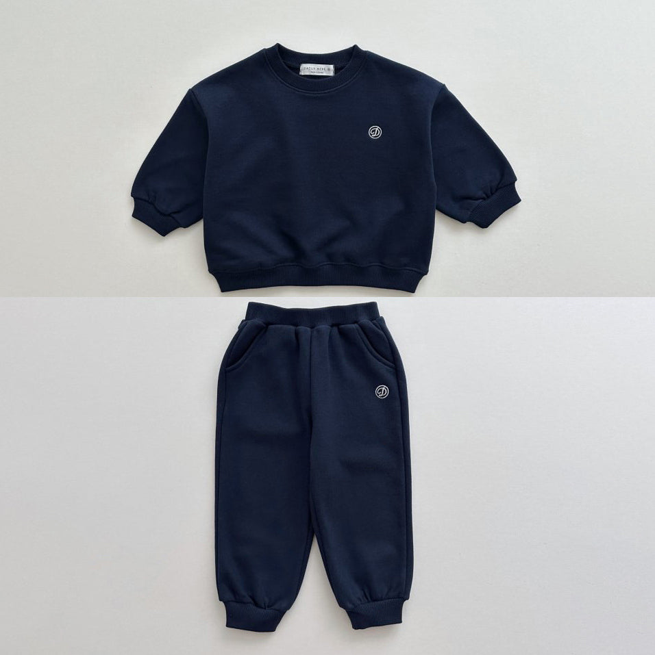 2 Pieces Set Baby Kid Boys Solid Color Tops And Pants Wholesale 231130133