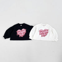Load image into Gallery viewer, Baby Kid Girls Letters Love heart Tops Wholesale 231130137
