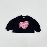 Load image into Gallery viewer, Baby Kid Girls Letters Love heart Tops Wholesale 231130137
