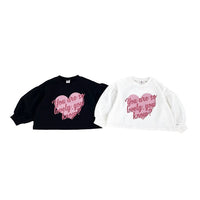 Load image into Gallery viewer, Baby Kid Girls Letters Love heart Tops Wholesale 231130137
