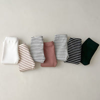 Load image into Gallery viewer, Baby Kid Girls Solid Color Striped Pants Wholesale 231130142
