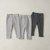 Load image into Gallery viewer, Baby Kid Girls Solid Color Striped Pants Wholesale 231130142
