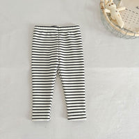 Load image into Gallery viewer, Baby Kid Girls Solid Color Striped Pants Wholesale 231130142
