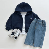 Load image into Gallery viewer, Baby Kid Girls Boys Solid Color Jeans Wholesale 231130148
