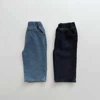 Load image into Gallery viewer, Baby Kid Girls Boys Solid Color Jeans Wholesale 231130148
