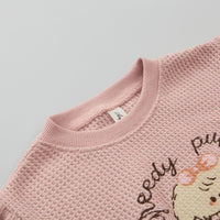 Load image into Gallery viewer, 2 Pieces Set Baby Kid Girls Letters Cartoon Tops And Pants Wholesale 231130151
