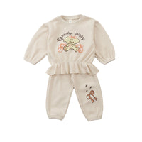 Load image into Gallery viewer, 2 Pieces Set Baby Kid Girls Letters Cartoon Tops And Pants Wholesale 231130151
