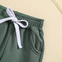 Load image into Gallery viewer, 2 Pieces Set Baby Kid Boys Solid Color Tops And Pants Wholesale 231130153
