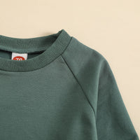 Load image into Gallery viewer, 2 Pieces Set Baby Kid Boys Solid Color Tops And Pants Wholesale 231130153
