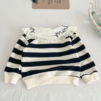 Load image into Gallery viewer, Baby Kid Girls Striped Fruit Tops Wholesale 231130154

