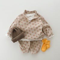 Load image into Gallery viewer, 2 Pieces Set Baby Kid Girls Flower Print Tops And Pants Wholesale 231130155
