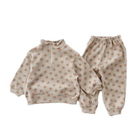 Load image into Gallery viewer, 2 Pieces Set Baby Kid Girls Flower Print Tops And Pants Wholesale 231130155
