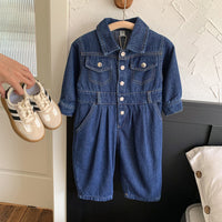 Load image into Gallery viewer, Baby Kid Girls Boys Solid Color Jumpsuits Wholesale 231130164
