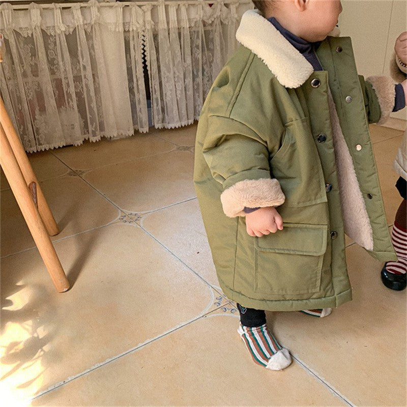Baby Kid Girls Boys Solid Color Coats Wholesale 231130177