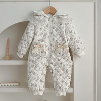 Load image into Gallery viewer, Baby Kid Girls Flower Print Jumpsuits Wholesale 231130179
