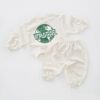 Load image into Gallery viewer, 2 Pieces Set Baby Kid Girls Boys Letters Tops And Solid Color Pants Wholesale 231130202
